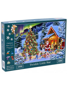 The House Of Puzzles 1000 Piece Jigsaw Puzzle - Christmas No.15 - Twinkle Little Star