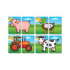 Orchard Toys Farmyard Heads And Tails Game