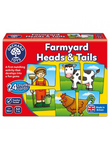 Orchard Toys Farmyard Heads And Tails Game