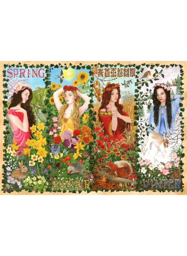 The House Of Puzzles 1000 Piece Jigsaw Puzzle - Four Seasons - Panmure Collection