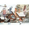 The House Of Puzzles 1000 Piece Jigsaw Puzzle - Bird's Eye View In Winter Garden