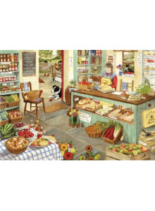 The House Of Puzzles 1000 Piece Jigsaw Puzzle - The Local Village Farm Shop
