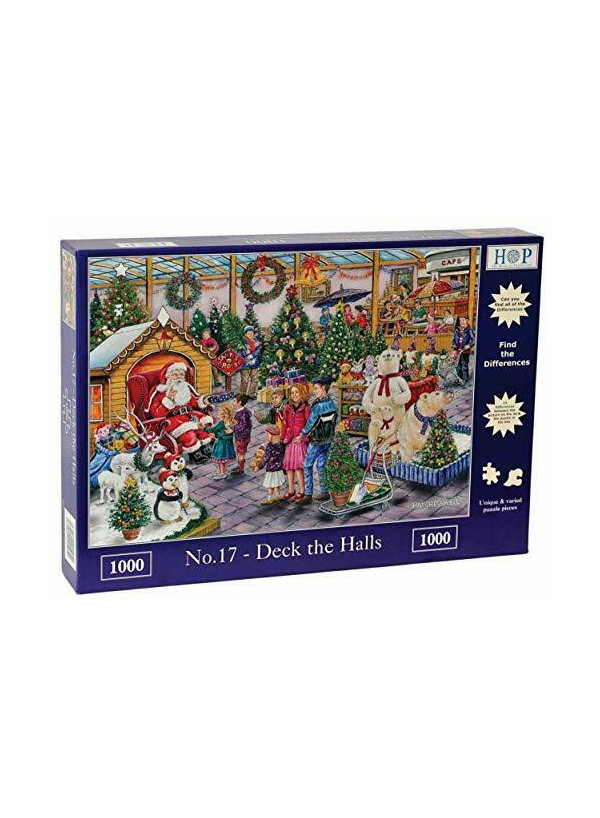 House Of Puzzles 1000 Pcs Jigsaw Puzzle No 17 Deck The Halls Find The Difference