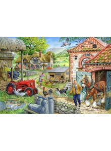 House Of Puzzles 1000 Piece Jigsaw Puzzle - Manor Farm