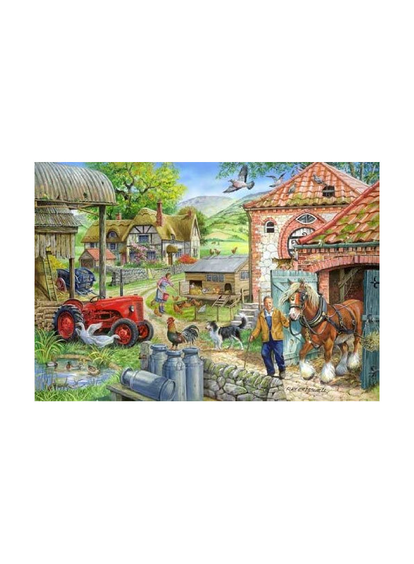 House Of Puzzles 1000 Piece Jigsaw Puzzle - Manor Farm