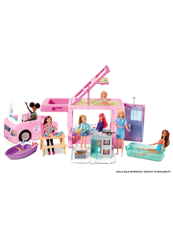 Barbie 3-In-1 Dreamcamper And Accessories