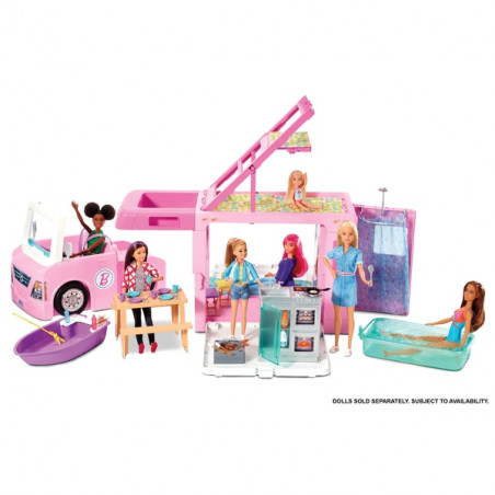 Barbie 3-In-1 Dreamcamper And Accessories