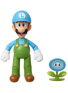 World Of Nintendo 4-Inch Action Figure - Ice Luigi