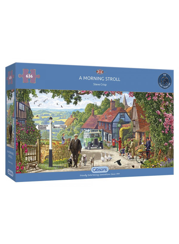 Gibsons A Morning Stroll 636 Piece Jigsaw Puzzle