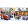 Gibsons Christmas Eve At The Station 636 Piece Jigsaw Puzzle