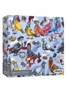 Gibsons Pigeons Of Britain 1000 Piece Jigsaw Puzzle