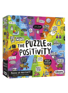 Gibsons Puzzle Of Positivity 1000 Piece Jigsaw Puzzle