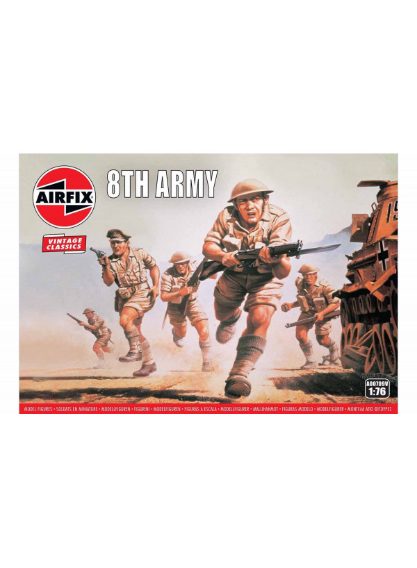 Airfix Vintage Wwii British 8th Army 1/76 A00709v