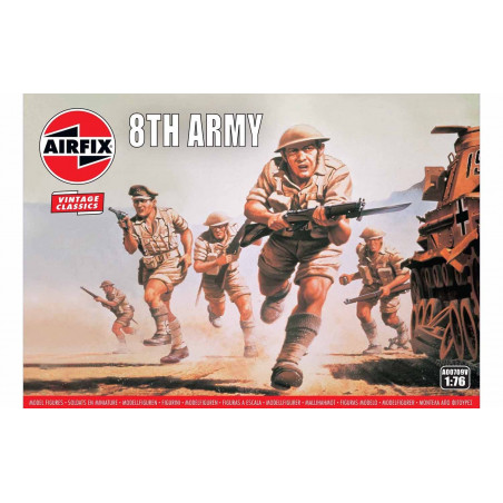 Airfix Vintage Wwii British 8th Army 1/76 A00709v