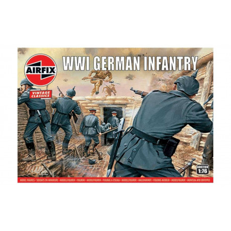 Airfix Vintage Classics - Wwi British Infantry 1/76 A00727v