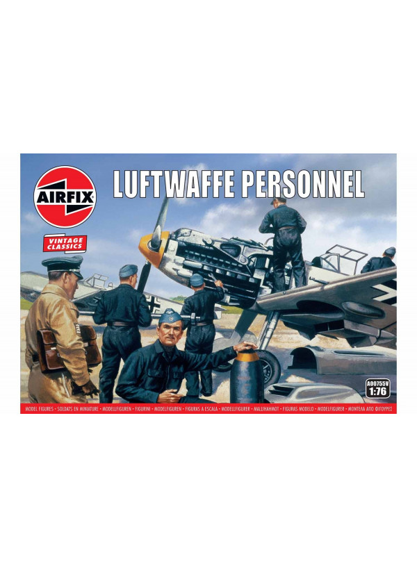 Airfix Vintage Classics - Luftwaffe Personnel 1/76 A00755v