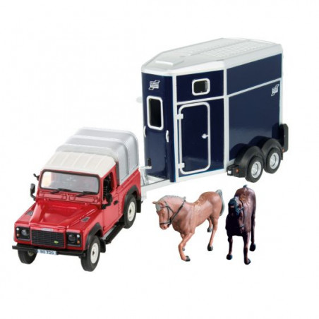 Britains 1:32 Land Rover Horse Set 43239