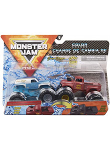 Monster Jam Monster Grave Digger Vs Grave Digger Die-Cast Monster Trucks 1:64 2 Pack