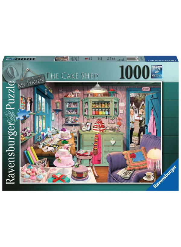 Ravensburger My Haven No 5. The Cake Shed 1000pc Jigsaw Puzzle