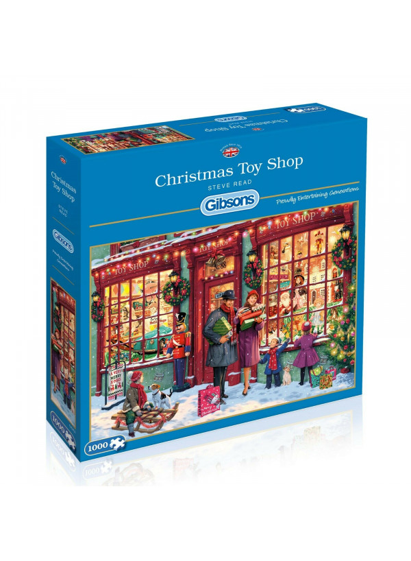 Gibsons Christmas Toy Shop 1000 Piece Jigsaw Puzzle