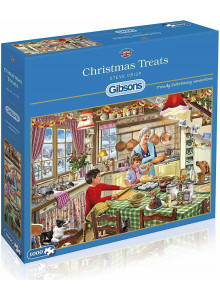 Gibsons Christmas Treats 1000 Piece Jigsaw Puzzle
