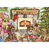 Falcon Puzzles Christmas Puppies (500 Pieces)