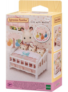 Sylvanian Families Crib With Mobile (Triplets) 5534