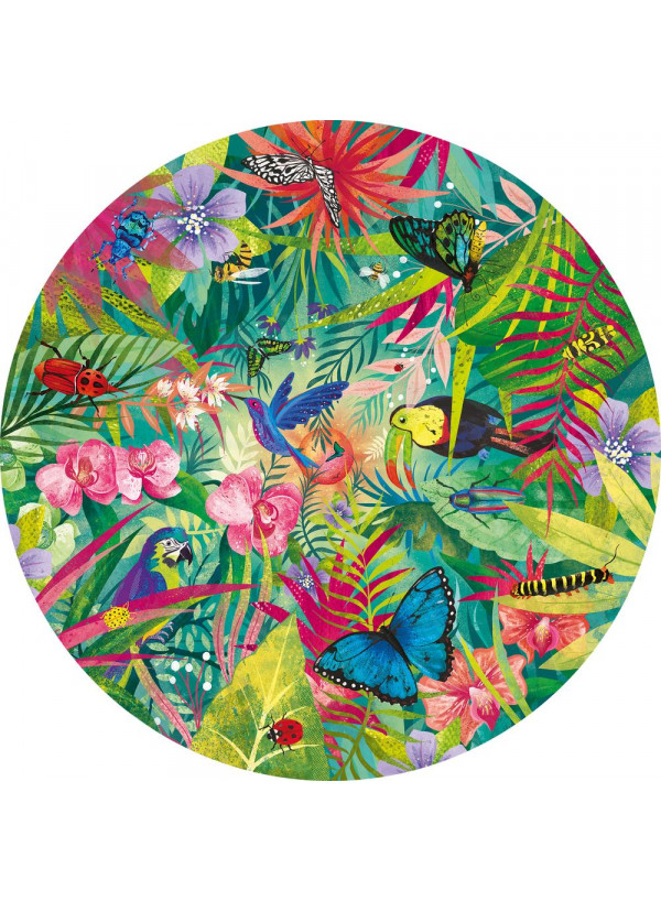 Gibson Tropical 500 Circular Piece Jigsaw Puzzle