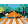 Gibson Abbey Road Foxes 500 Piece Jigsaw Puzzle