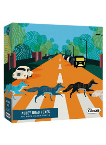 Gibson Abbey Road Foxes 500 Piece Jigsaw Puzzle