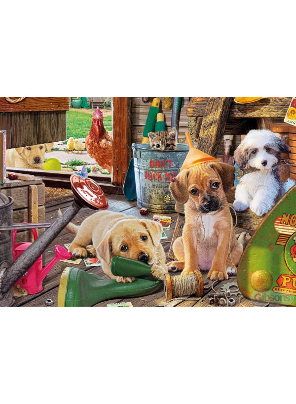 Gibson Here To Help 500 Piece Jigsaw Puzzle Gibson Here To Help 500 Piece Jigsaw Puzzle