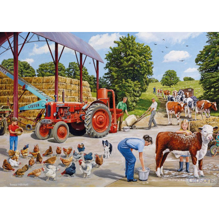 Gibson A Busy Farmyard 500 Piece Jigsaw Puzzle