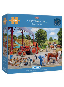 Gibson A Busy Farmyard 500 Piece Jigsaw Puzzle