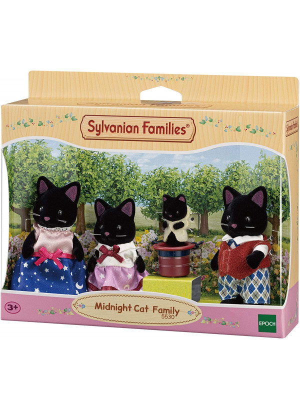 Sylvanian Families Midnight Cat Family 5530 Sylvanian Families Midnight Cat Family 5530