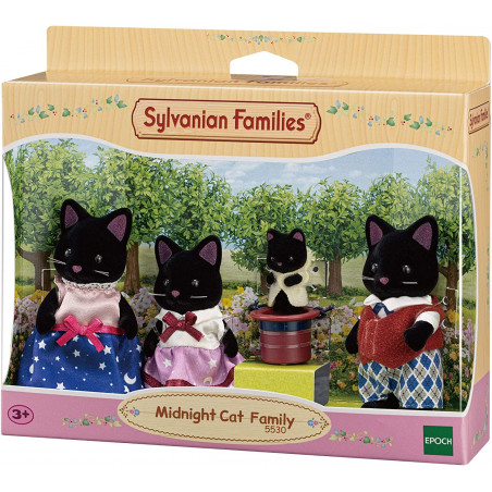 Sylvanian Families Midnight Cat Family 5530