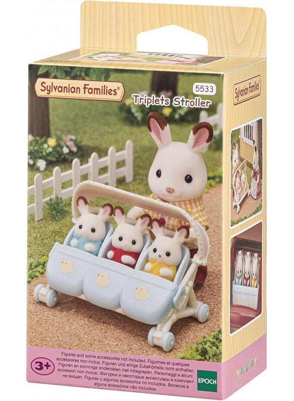 Sylvanian Families Triplets Stroller 5533