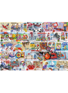 Gibsons Space Hoppers & Scooters 1000 Piece Jigsaw Puzzle