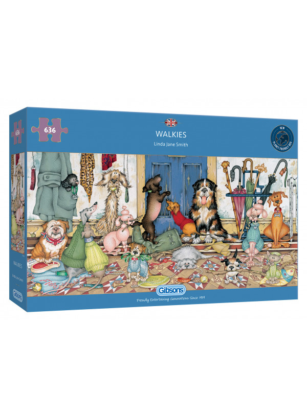 Gibsons Walkies 636 Piece Jigsaw Puzzle Gibsons Walkies 636 Piece Jigsaw Puzzle