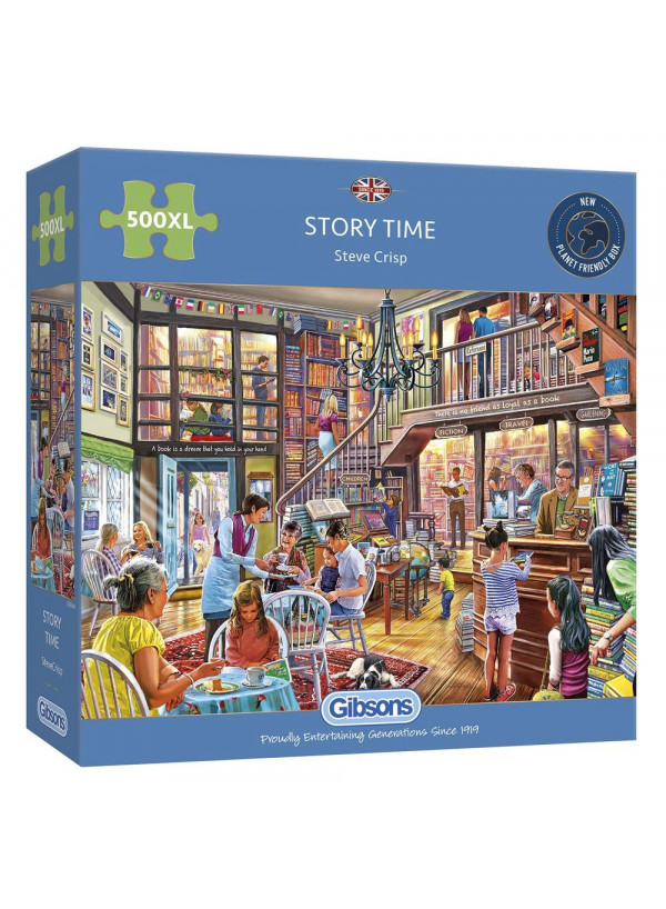 Gibsons Story Time 500pc Xl Jigsaw Puzzle