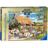 Ravensburger The Country Cottage 100 Piece Jigsaw Puzzle With Extra Large Pieces