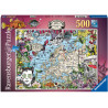 Ravensburger European Map Quirky Circus 16760