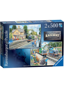 Ravensburger 14842 Railway Heritage No.2- 2 X 500 Piece Jigsaw Puzzles