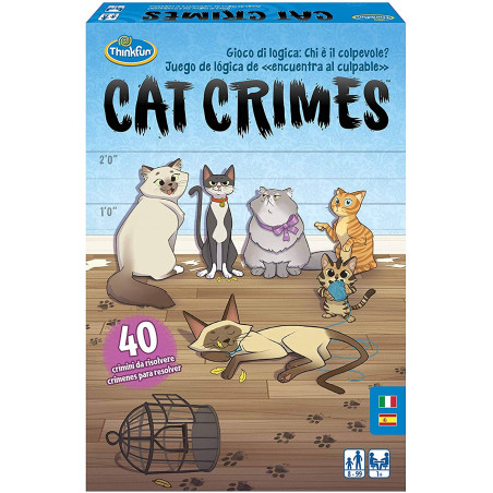 Thinkfun Cat Crimes Game Of Reflection And Logic
