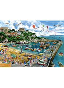 Falcon Puzzles – Newquay Harbour 1000 Piece Jigsaw Puzzle