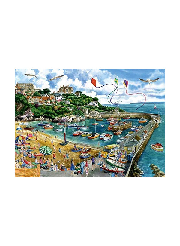 Falcon Puzzles – Newquay Harbour 1000 Piece Jigsaw Puzzle