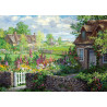 Jumbo 11261 Falcon De Luxe-Romantic Countryside Cottages 2 X 500 Piece Jigsaw Puzzles