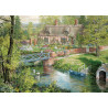 Jumbo 11242 Falcon De Luxe-A Summer Evening At The Pub 2 X 500 Piece Jigsaw Puzzles