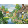 Jumbo 11289 Falcon De Luxe - Riverside Cottages 2 X 500 Piece Jigsaw Puzzles