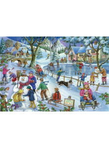 House Of Puzzles Find The Differences No.9 - Frosty And Friends 1000 Pcs Jigsaw