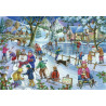 House Of Puzzles Find The Differences No.9 - Frosty And Friends 1000 Pcs Jigsaw